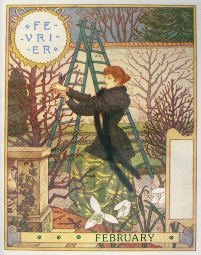 Febbraio da Eugene Grasset